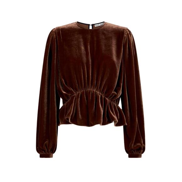 BLAZÉ MILANO Tops - NEW BLAZÉ MILANO women's afterglow coco blouse in bronze